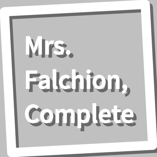 Book, Mrs. Falchion, Complete logo