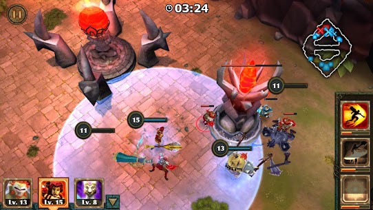 Legendary Heroes MOBA MOD APK (Oro ilimitado, Diamantes) 4