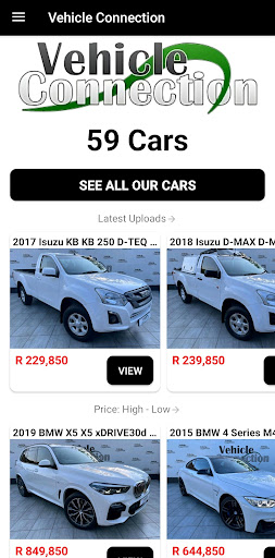 Android application Vehicle Connection screenshort