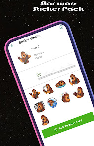 Screenshot 7 WASticker Star Wars Pack android