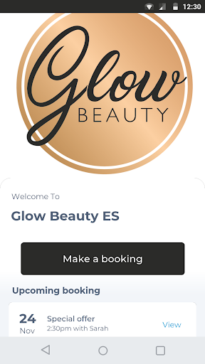Android application Glow Beauty ES screenshort