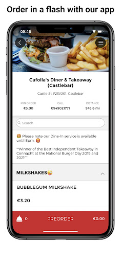 Cafollas Takeaway Castlebar Screen 2