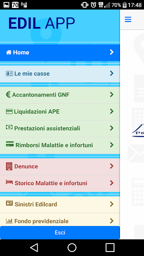 Android application EdilApp screenshort