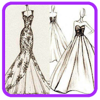 Drawing Dress Gown