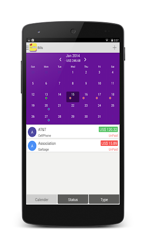 myBills lite - Bills Manager