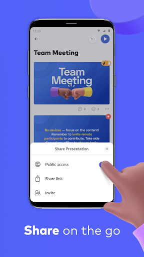 Screenshot of Pitch | Collaborate on decks