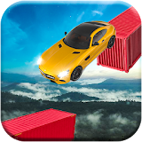 Car stunts Game 3D above City icon