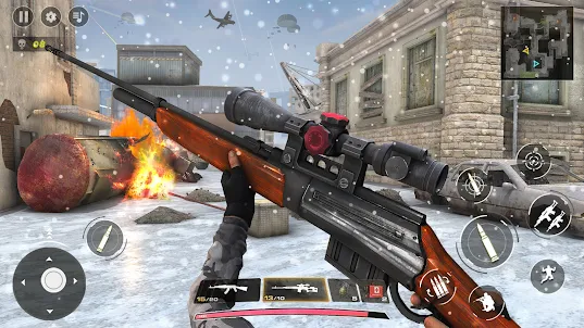전쟁 저격 게임 3D: 슈팅 전쟁 시뮬레이션권 총게임