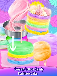 Unicorn Cotton Candy Cakeのおすすめ画像5