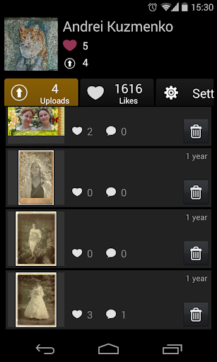 Android application Vacation PhotoFrames screenshort