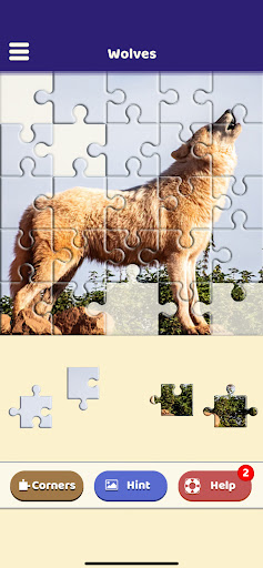 Wolf Lovers Puzzle Screen 3
