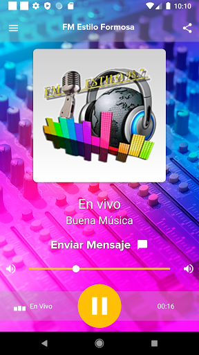 Android application Fm Estilo Formosa screenshort