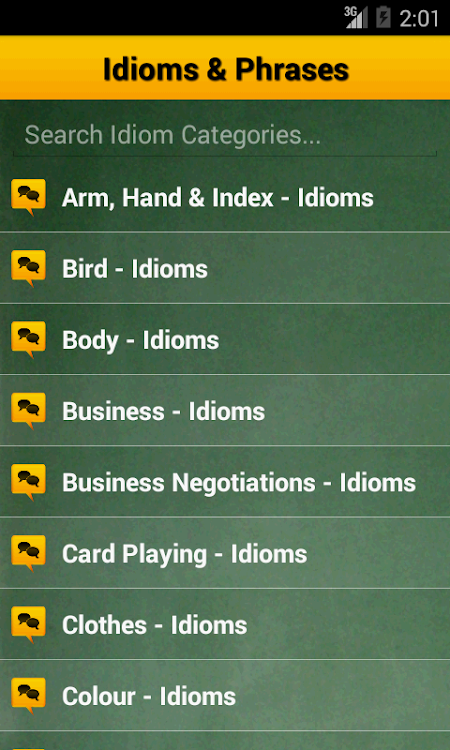 Idioms and Phrases Dictionary - 2.2 - (Android)