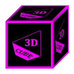 Cover Image of Herunterladen 3D Flat Magenta Icon Pack  APK