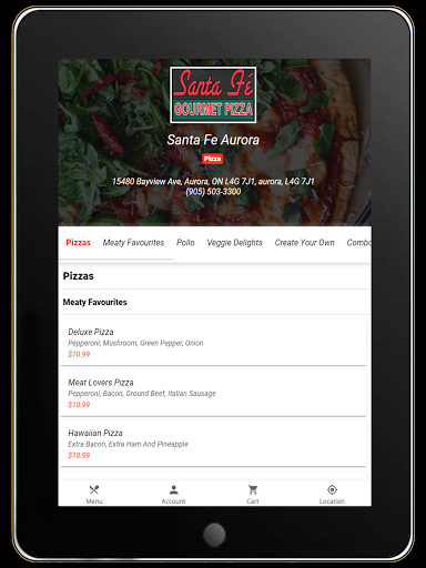 Santa Fe Gourmet Pizza