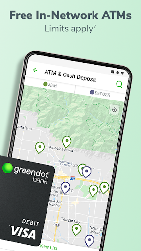 Screenshot of Green Dot - Mobile Banking