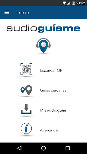 Vista previa de la aplicación