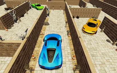 Car Racing In Maze Runner