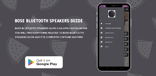 Android application Bose Bluetooth Speakers Guide screenshort