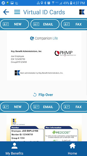 KBA-EZ Health Guide Screen 2