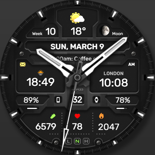 WFP 133 Brutal watch face Logo