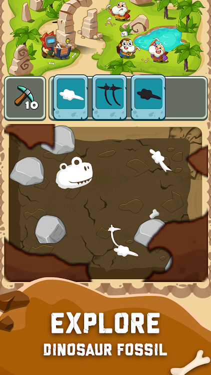 Dino Zoo: Fossil Digging Game - New - (Android)