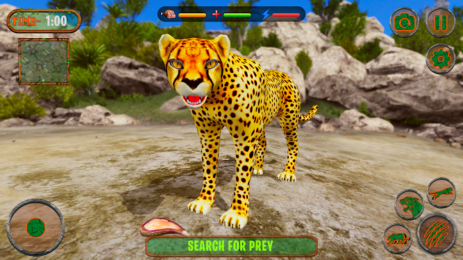 #1. Jaguar Simulator 3D Wild Cats (Android) By: Doorment Games