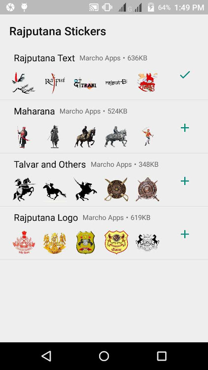 Rajput Stickers For WhatsApp - 1.0.4 - (Android)