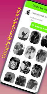 Couple Romantic Kiss Stickers version 1 APK screenshots 1