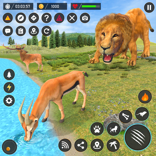 Wild Animal Hunting Lion Games