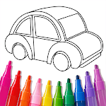 Cover Image of Download Car Coloring- Color by Number  APK