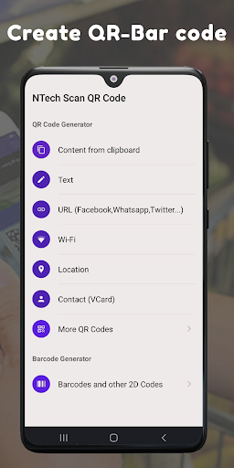 QR Code Scanner & Generator Screen 3