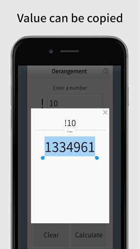Derangement Subfactorial Calcu Screen 3