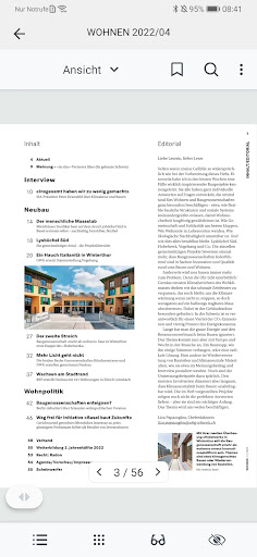 WOHNEN E-Paper Screen 2