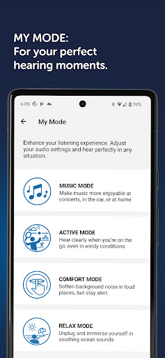 Screenshot of hear.com HORIZON
