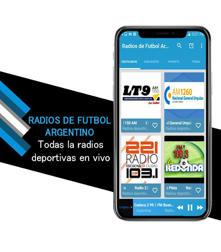 Argentine Soccer Radios Screen 3