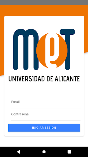 Android application MeT-UA screenshort