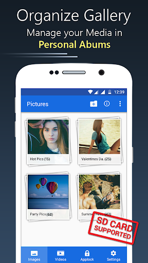 Photo Lock App - Hide Pictures & Videos 56.0 Screenshots 2