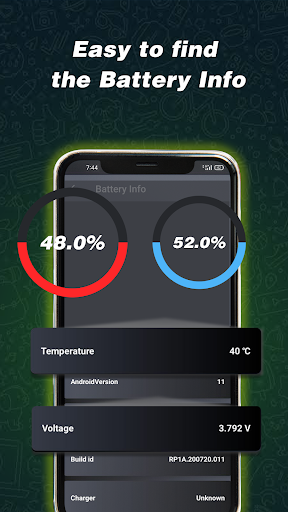 Battery Charger Taster: Ampere Screen 2