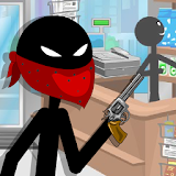 Stickman Robbery Shop icon