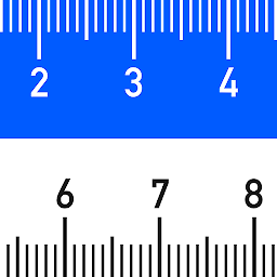 ଆଇକନର ଛବି Ruler, Tape Measure: cm, inch