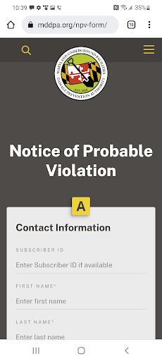 MDDPA Screen 3