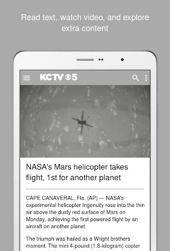 Screenshot of KCTV5 News - Kansas City