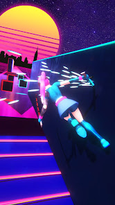 Captura de Pantalla 3 Cyber Beat Ghost Slasher android