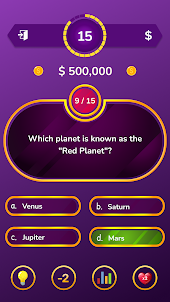 Trivia - Millionaire Quiz Game