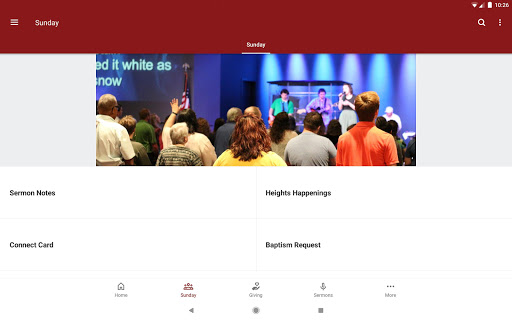 Screenshot of Heights Church SC