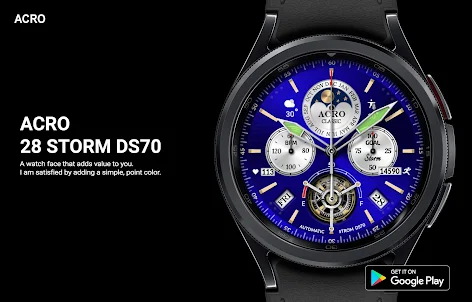 ACRO 28 STORM DS70 Watchface