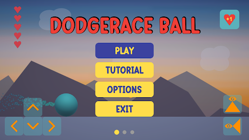 Android application Dodge Race Ball Game screenshort