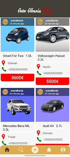 Android application Auto Albania screenshort