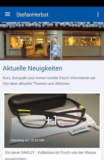 Android application Stefan Herbst Augenoptik screenshort